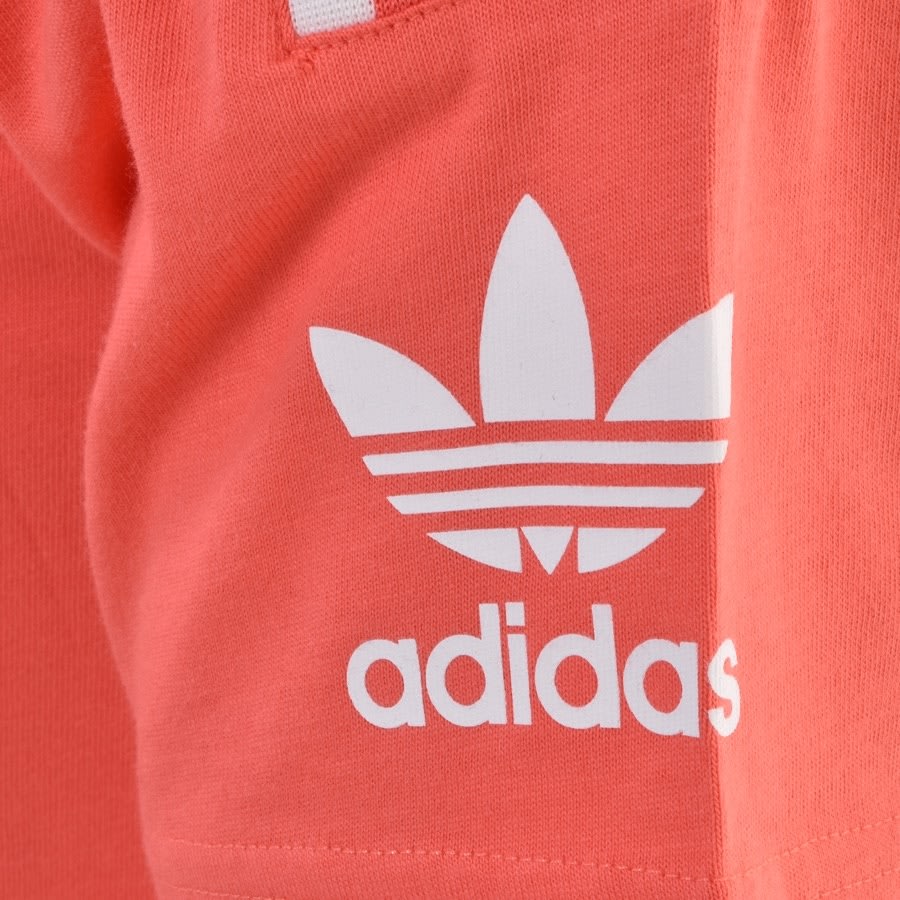 Alternative Image for Productadidas Originals Tech 3 Stripe T Shirt Pink3