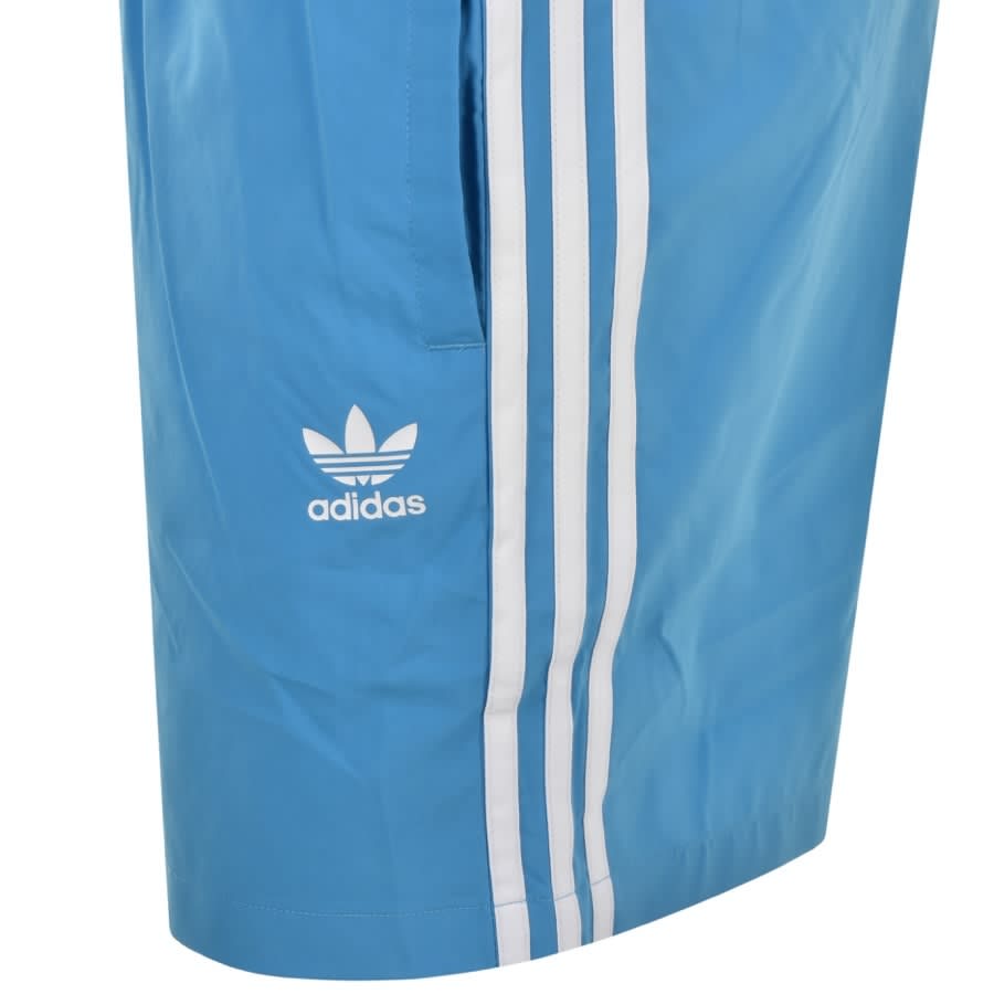 Alternative Image for Productadidas Originals 3 Stripes Swim Shorts Blue3