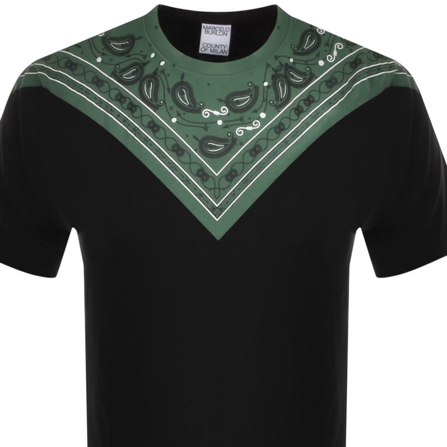 Alternative Image for ProductMarcelo Burlon Bandana Over T Shirt Black2