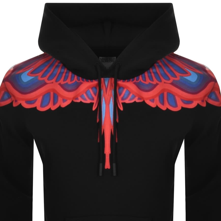 Alternative Image for ProductMarcelo Burlon Curved Wings Hoodie Black2