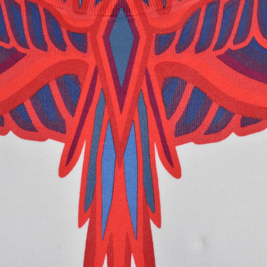 Alternative Image for ProductMarcelo Burlon Curved Wings Sweatshirt White3