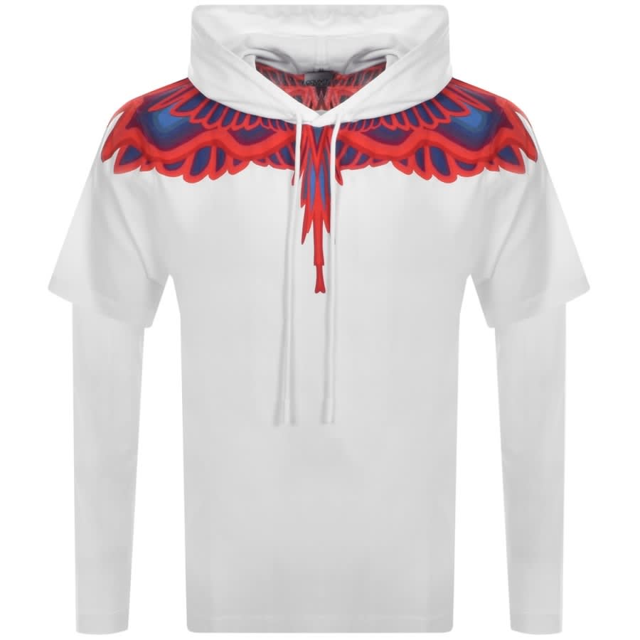 Burlon Curved Wings T Shirt White | Mainline Menswear United