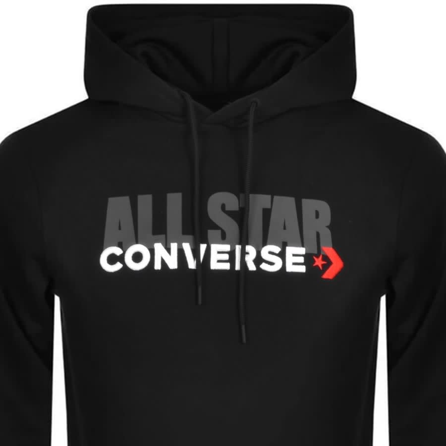 Alternative Image for ProductConverse Star All Star Logo Hoodie Black2
