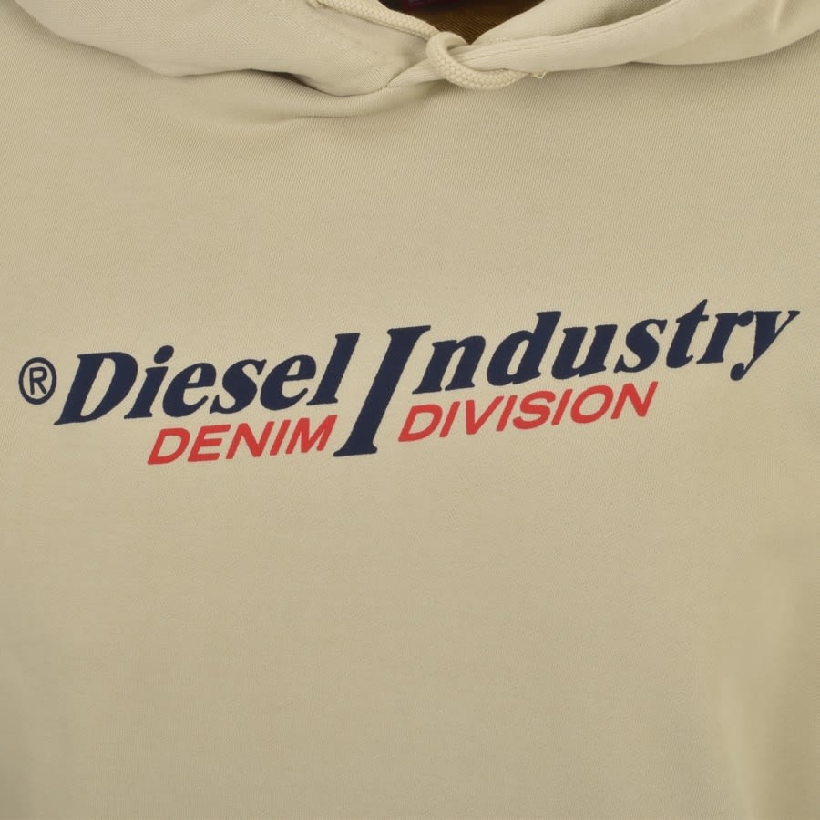 Alternative Image for ProductDiesel S Ginn Logo Hoodie Beige3