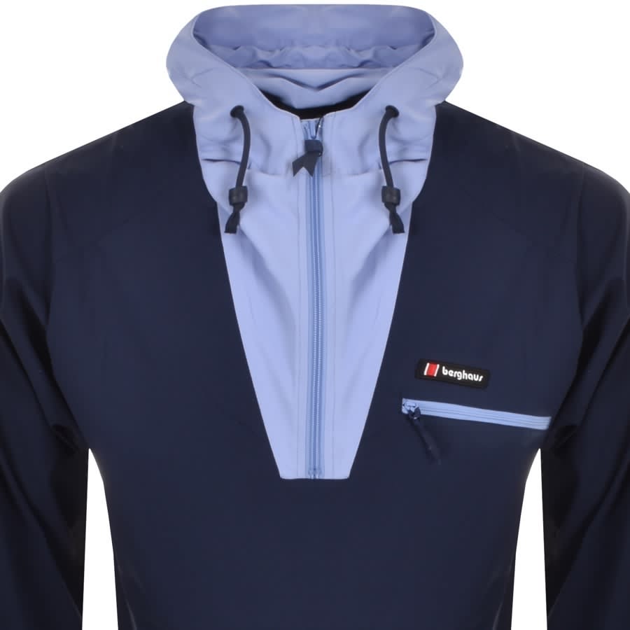 Alternative Image for ProductBerghaus Half Zip Windbreaker Jacket Navy2