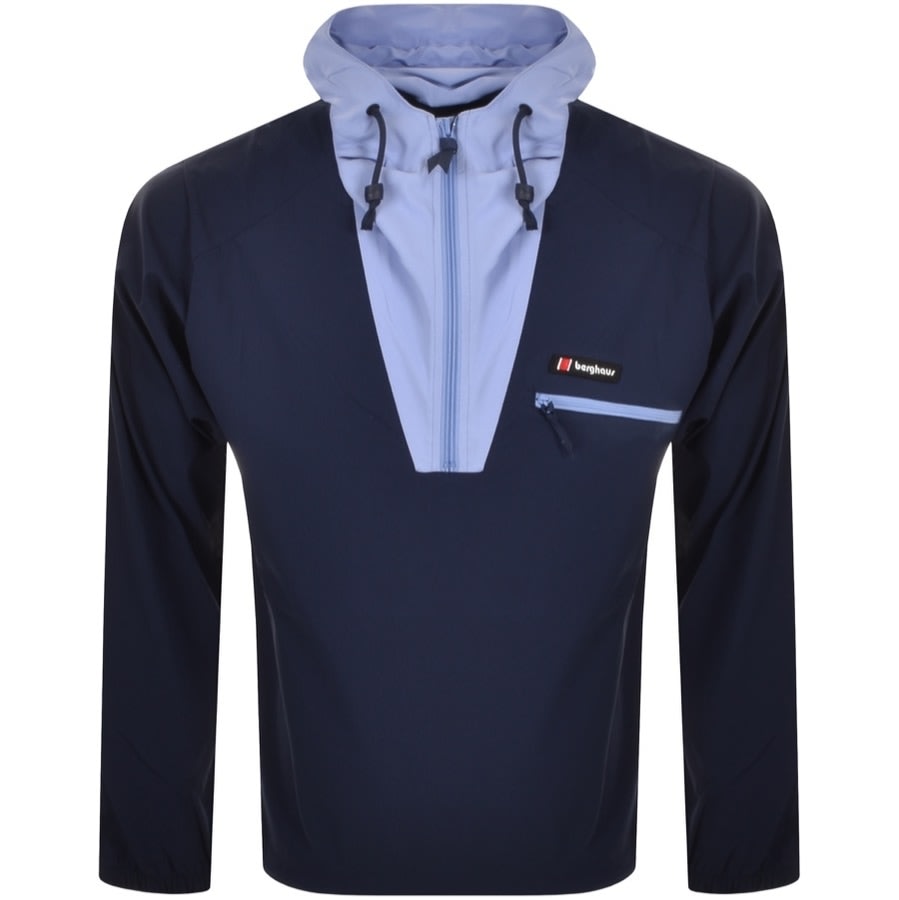 Alternative Image for ProductBerghaus Half Zip Windbreaker Jacket Navy1