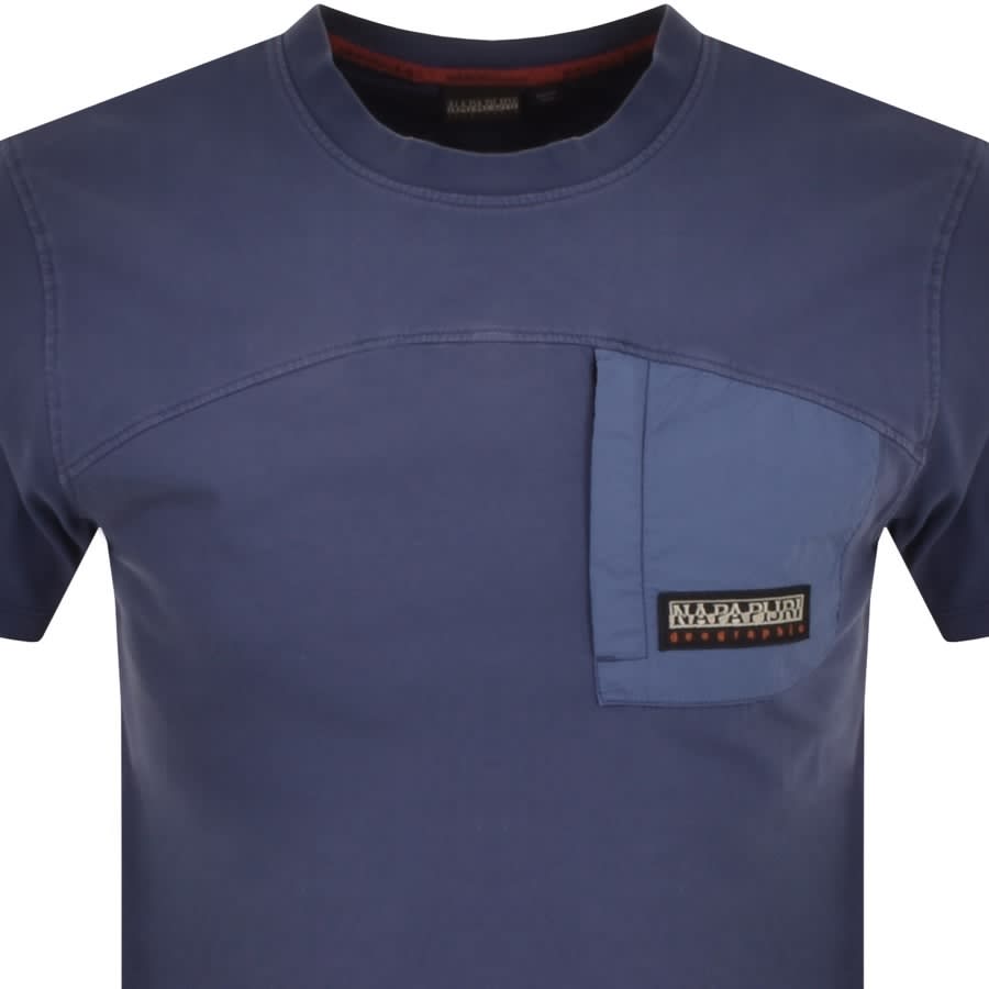 Alternative Image for ProductNapapijri Noasca Logo T Shirt Blue2