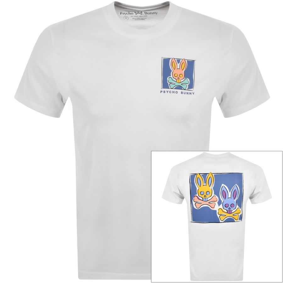 Alternative Image for ProductPsycho Bunny James Bunny T Shirt White1