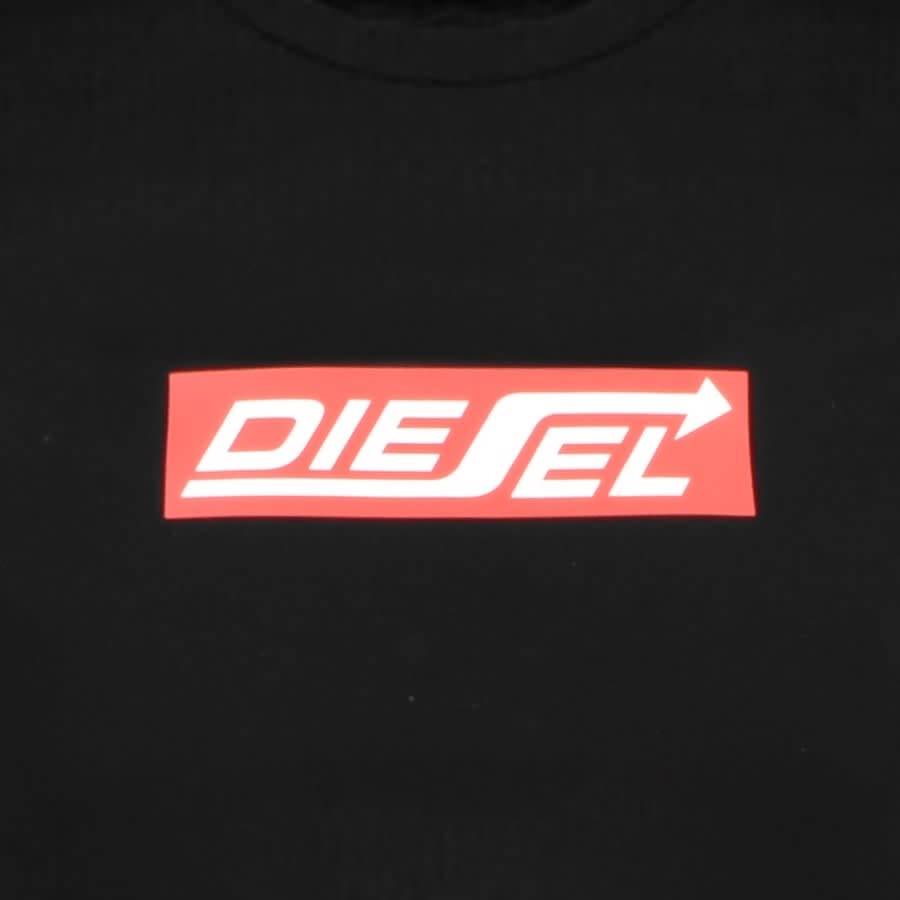 Alternative Image for ProductDiesel T Diegor Logo T Shirt Black3