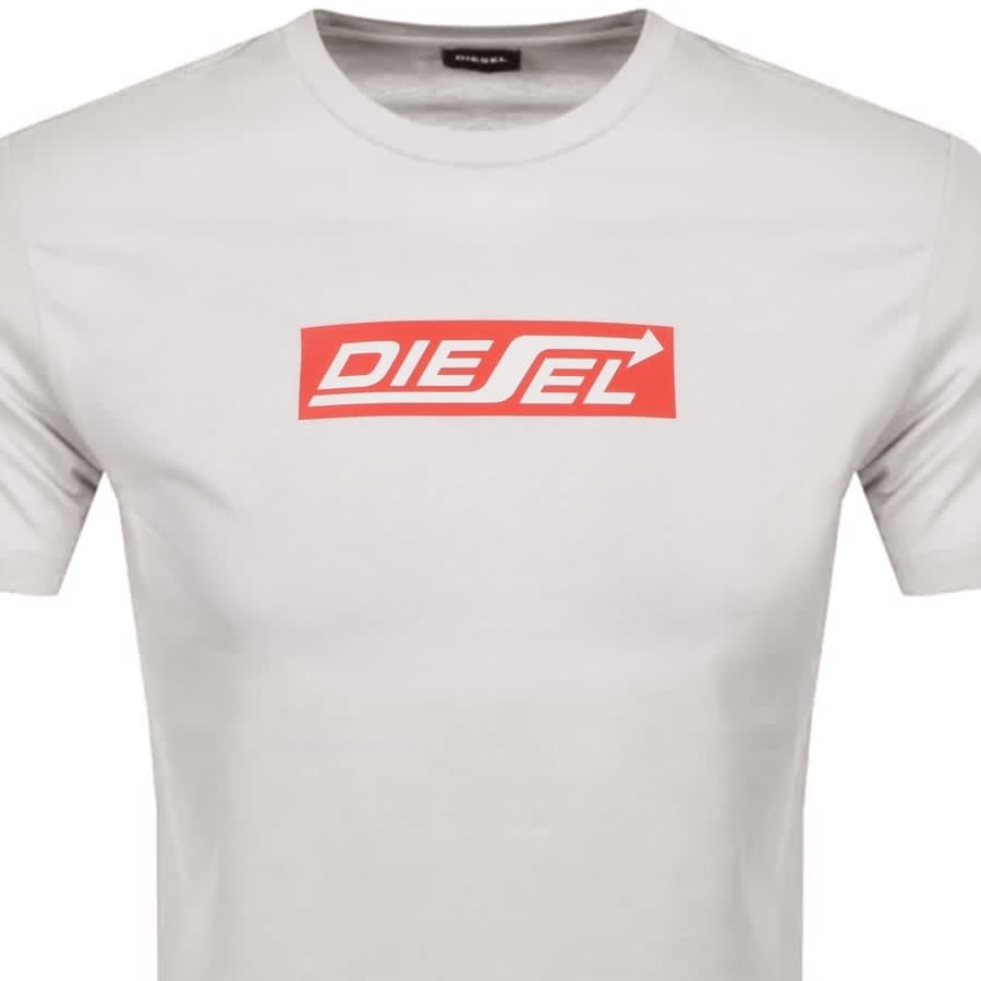 Alternative Image for ProductDiesel T Diegor Logo T Shirt White2