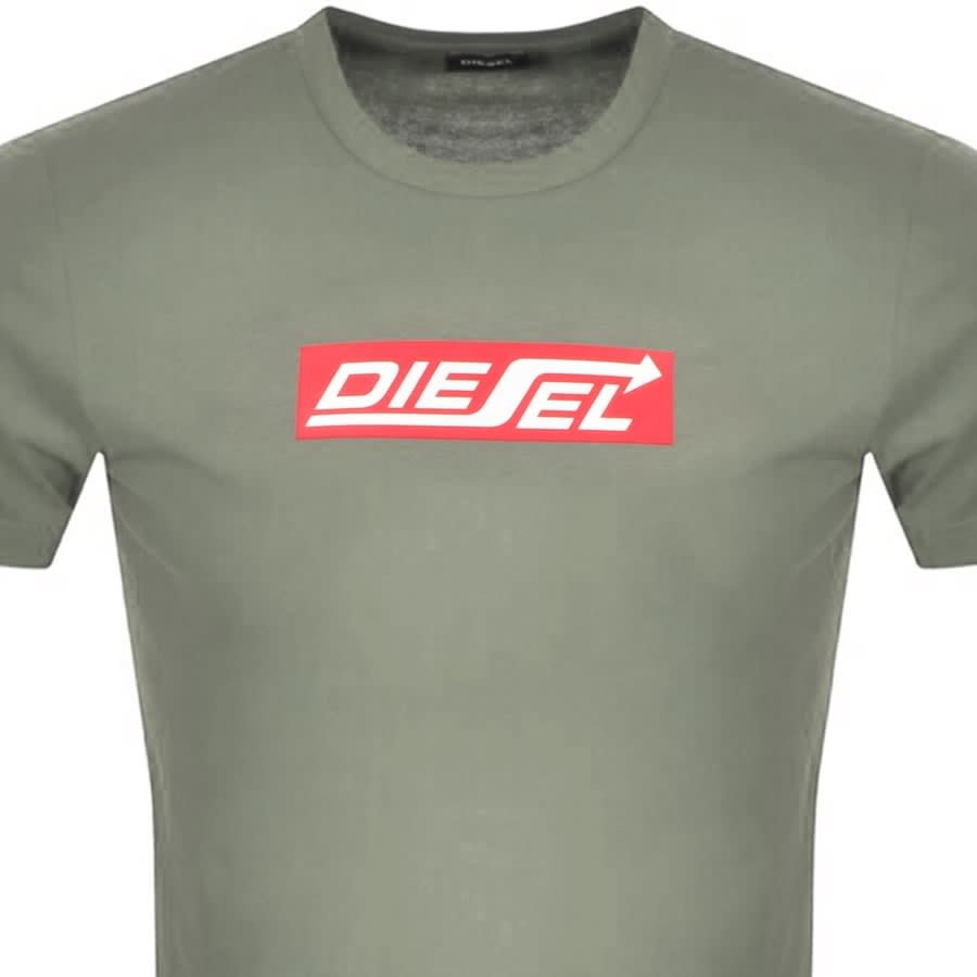 Alternative Image for ProductDiesel T Diegor Logo T Shirt Grey2