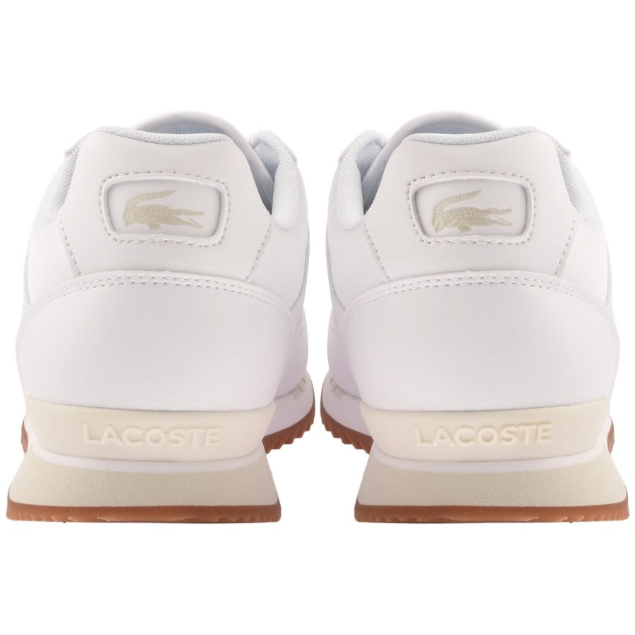 Alternative Image for ProductLacoste Partner Piste Trainers White2