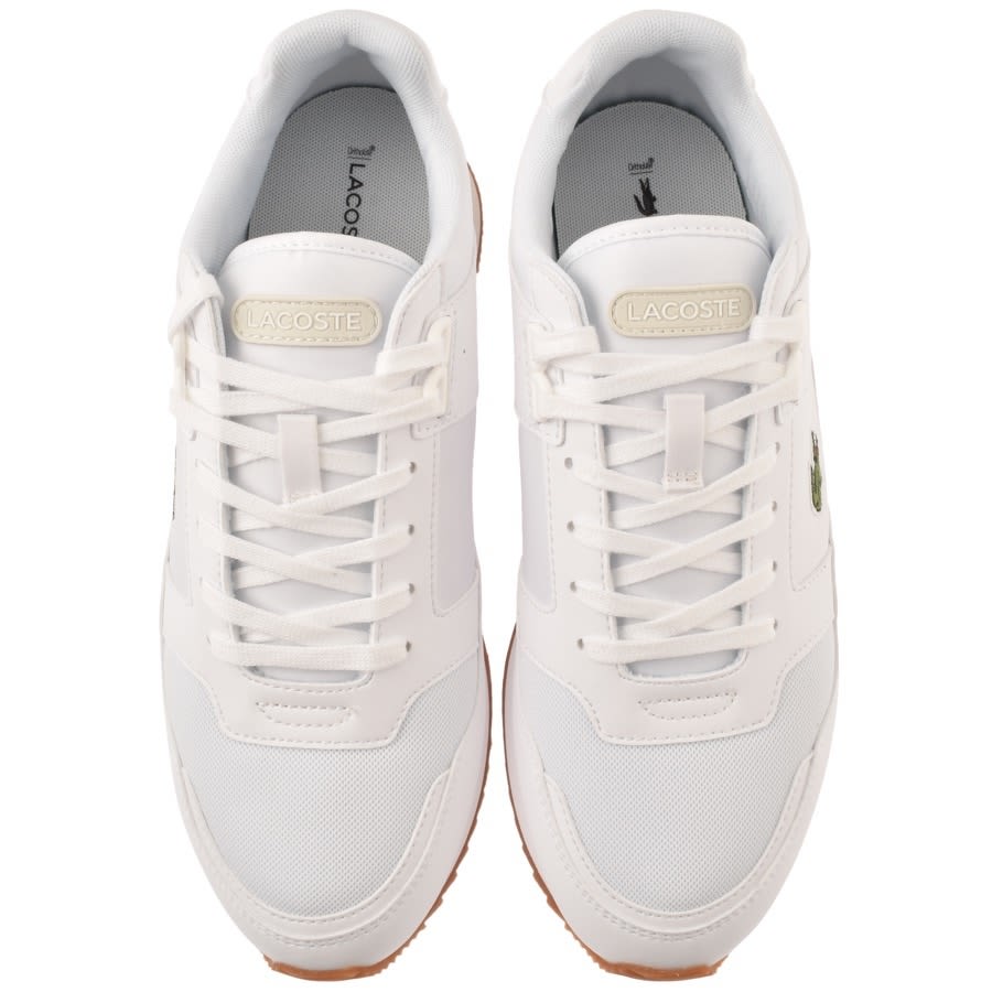 Alternative Image for ProductLacoste Partner Piste Trainers White3