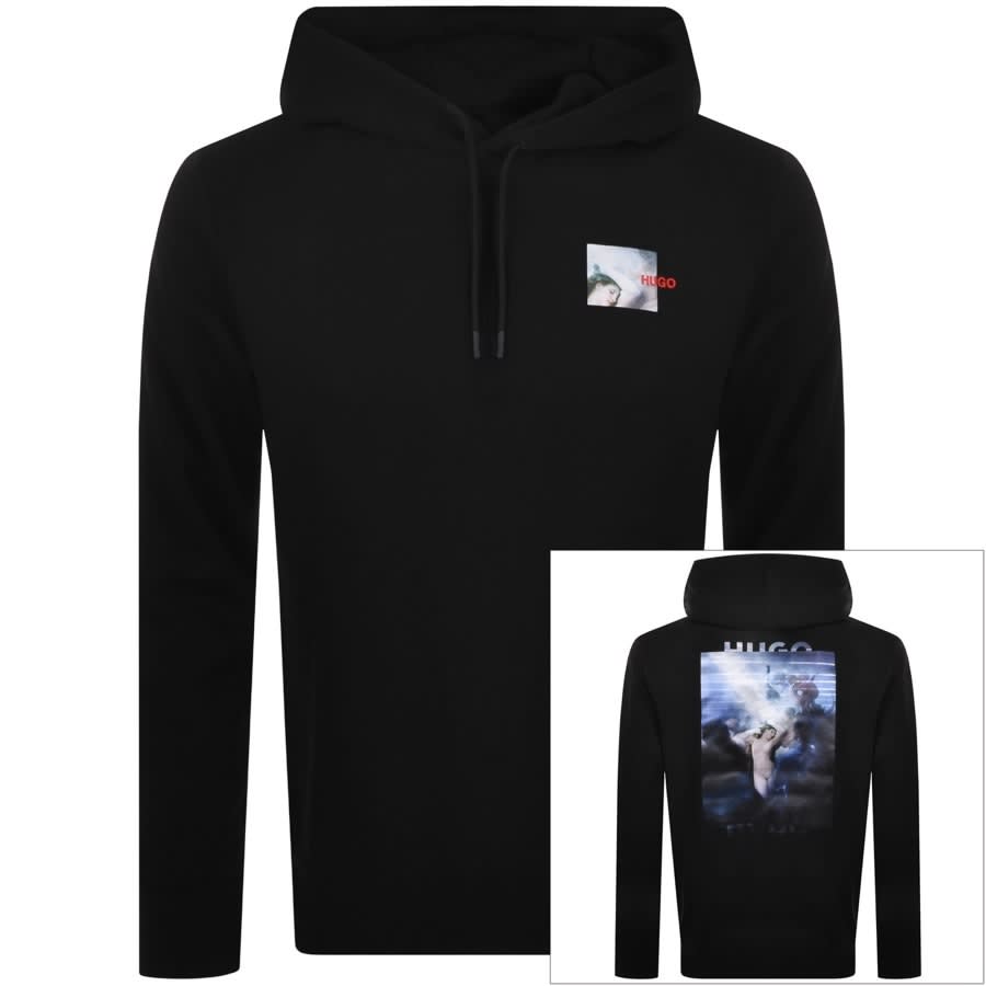 Alternative Image for ProductHUGO Dlubdance Hoodie Black1