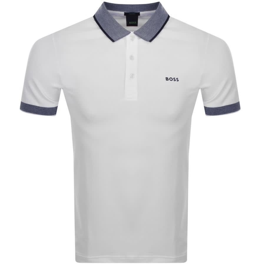 Alternative Image for ProductBOSS Paule 4 Short Sleeve Polo T Shirt White1