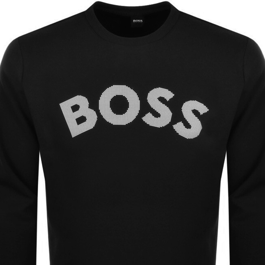 Alternative Image for ProductBOSS Salbo Iconic Sweatshirt Black2