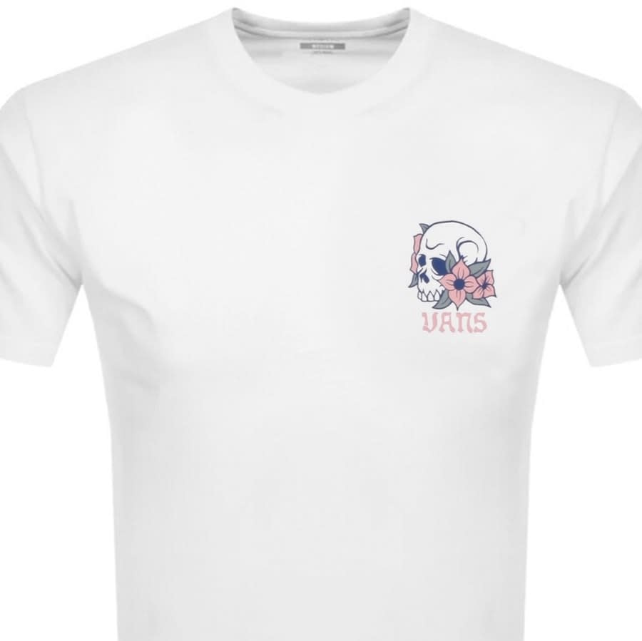 Alternative Image for ProductVans Spring Fever Crew Neck T Shirt White2
