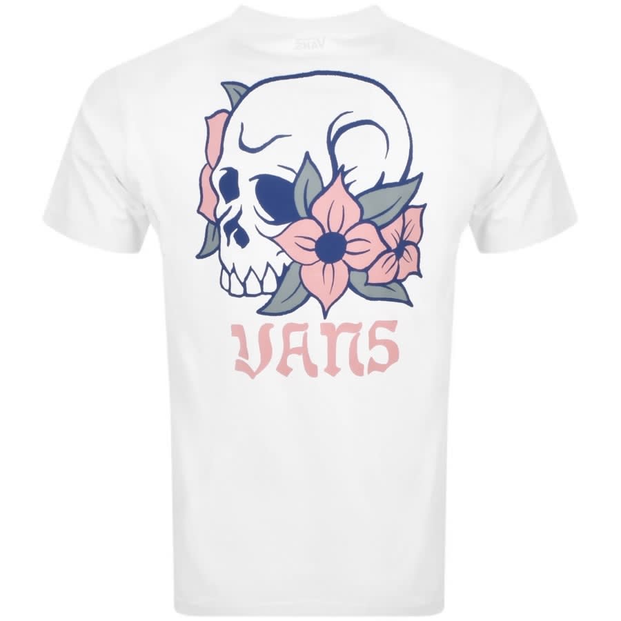 Alternative Image for ProductVans Spring Fever Crew Neck T Shirt White3