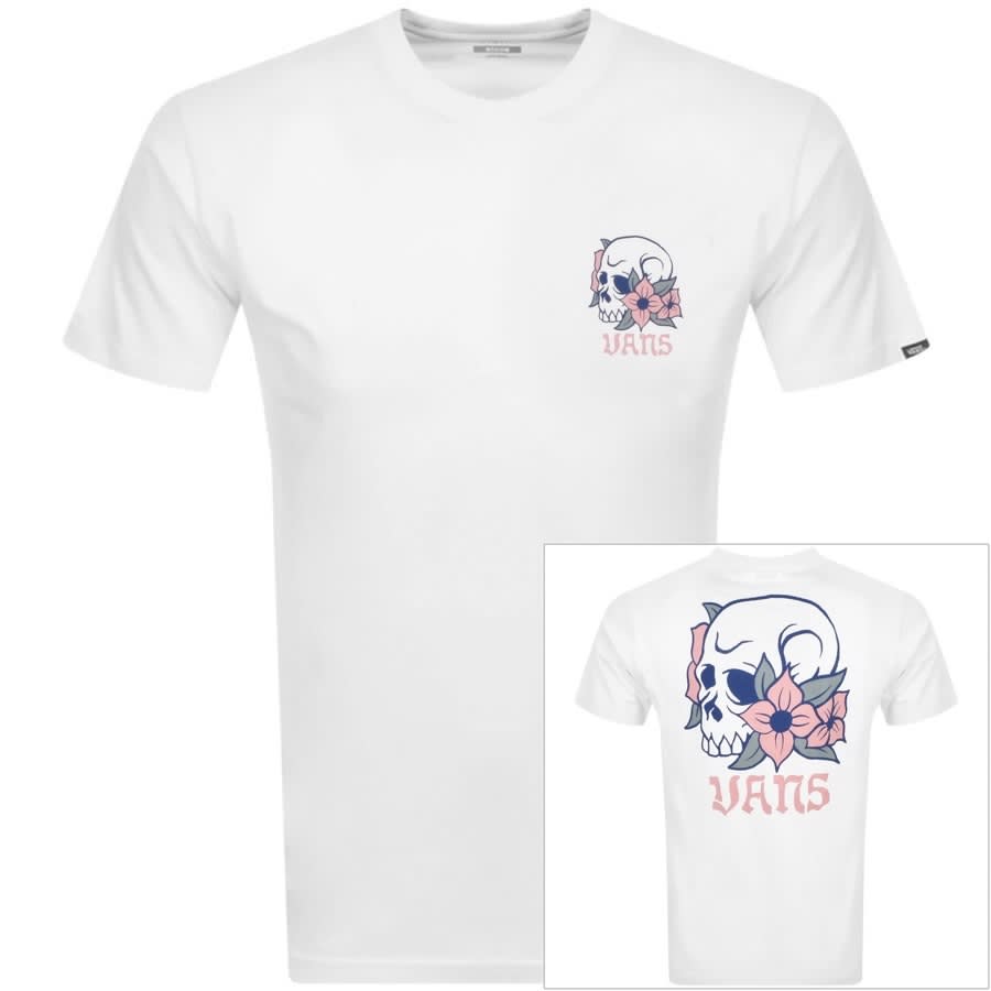 Alternative Image for ProductVans Spring Fever Crew Neck T Shirt White1