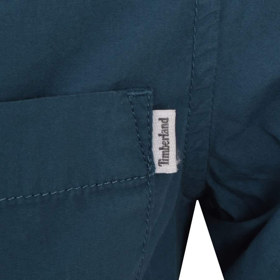 Alternative Image for ProductTimberland Long Sleeve Poplin Shirt Blue3