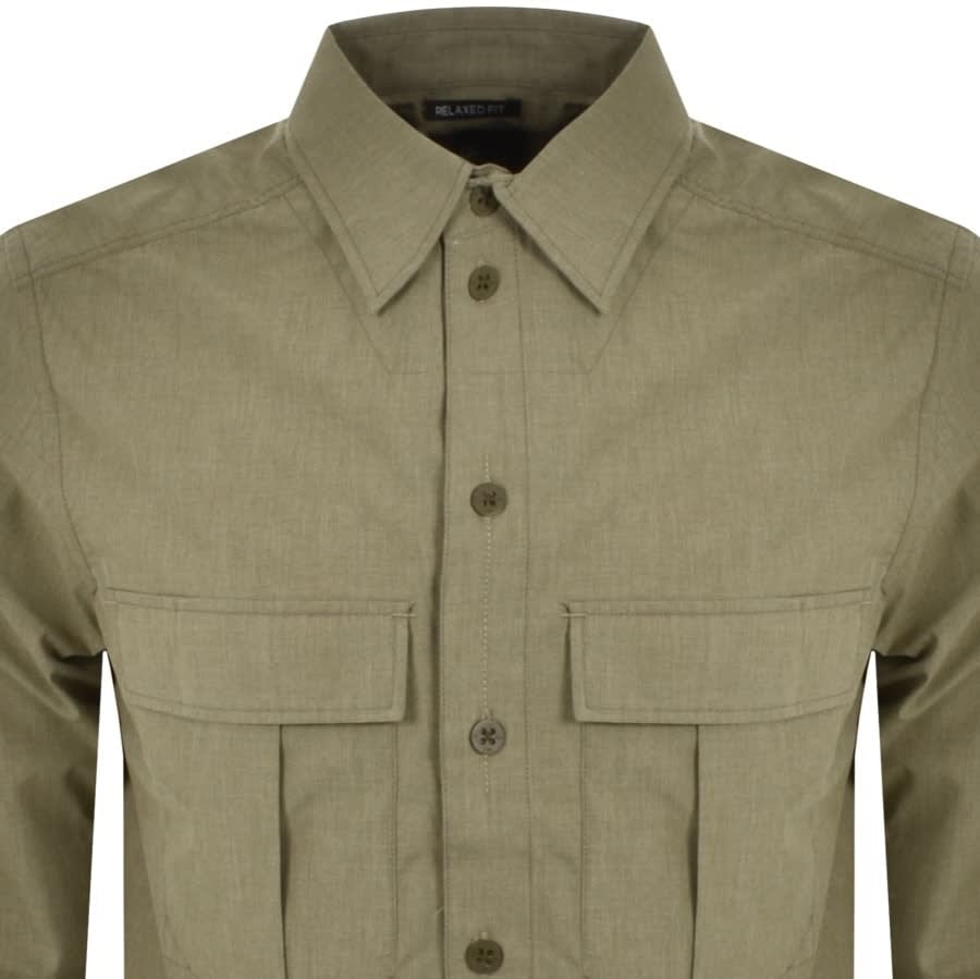 Alternative Image for ProductG Star Raw Utility Long Sleeve Shirt Green2