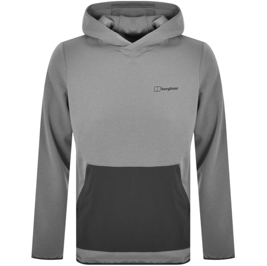 Alternative Image for ProductBerghaus Cullain Logo Hoodie Grey1