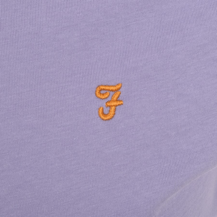 Alternative Image for ProductFarah Vintage Danny Short Sleeved T Shirt Lilac3
