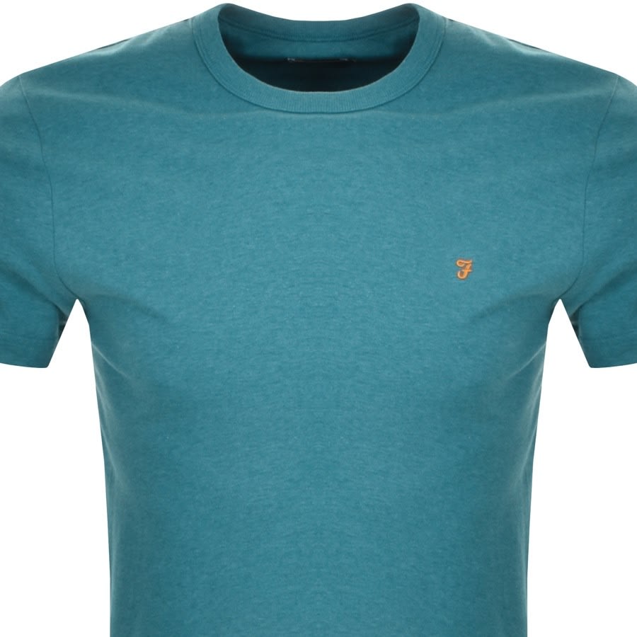 Alternative Image for ProductFarah Vintage Danny Short Sleeved T Shirt Blue2