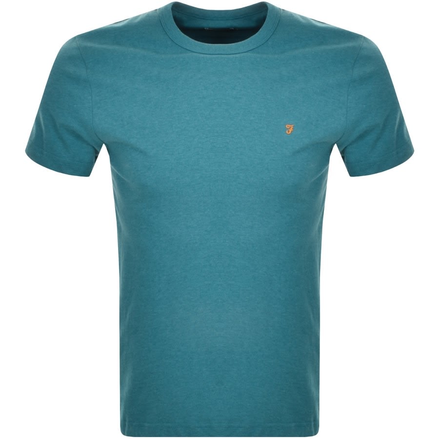 Alternative Image for ProductFarah Vintage Danny Short Sleeved T Shirt Blue1