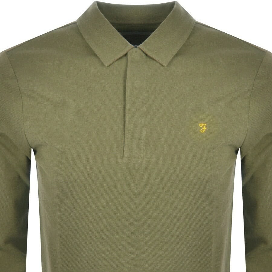 Alternative Image for ProductFarah Vintage Haslam Polo T Shirt Green2