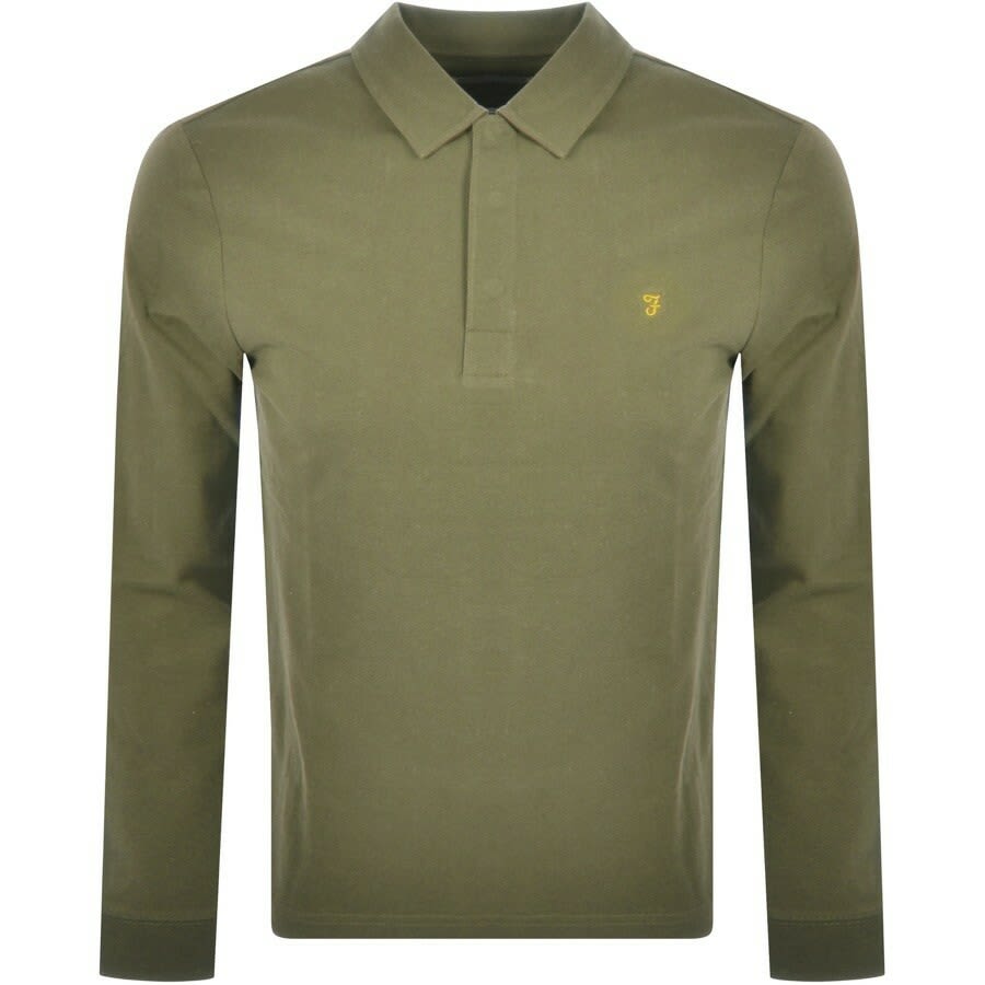 Alternative Image for ProductFarah Vintage Haslam Polo T Shirt Green1