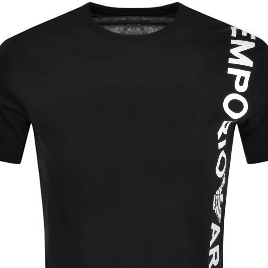 Alternative Image for ProductEmporio Armani Lounge Crew Neck T Shirt Black2