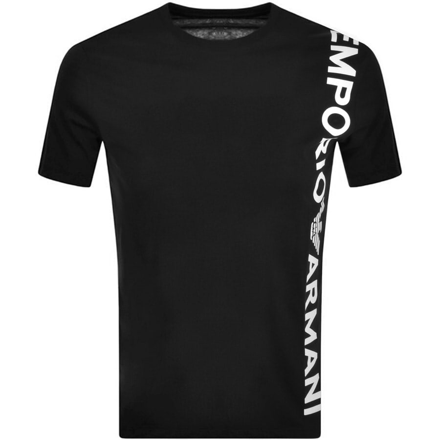 Alternative Image for ProductEmporio Armani Lounge Crew Neck T Shirt Black1