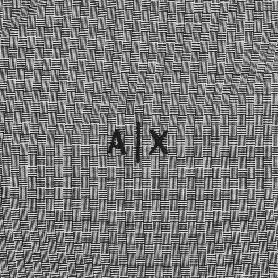 Alternative Image for ProductArmani Exchange Short Sleeve Logo Shirt Black3