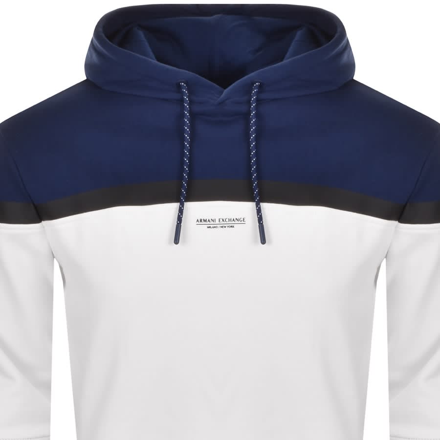 Alternative Image for ProductArmani Exchange Logo Hoodie Blue2