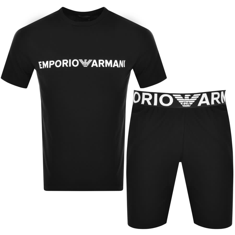 Alternative Image for ProductEmporio Armani Pyjama Loungwear Set Black1