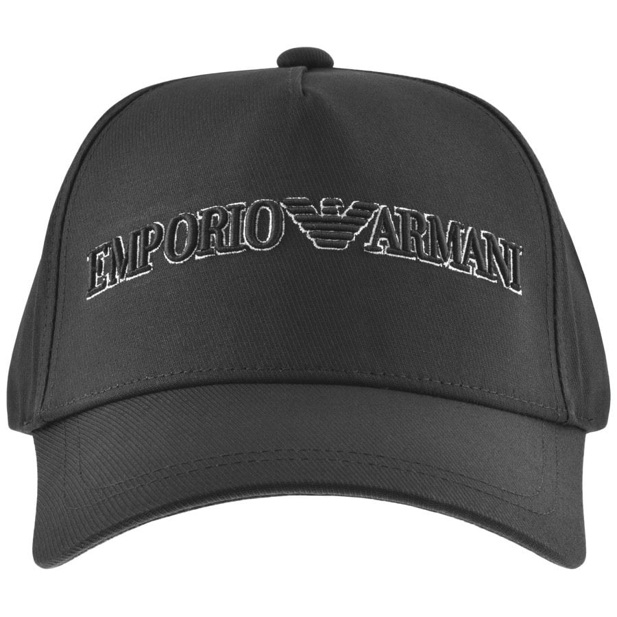 Emporio Armani Baseball Logo Cap Black | Mainline Menswear