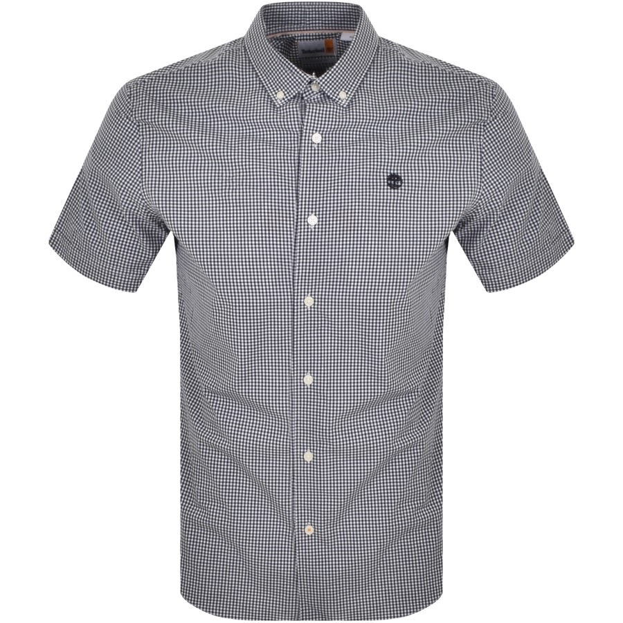 Alternative Image for ProductTimberland Short Sleeve Gingham Shirt Navy1