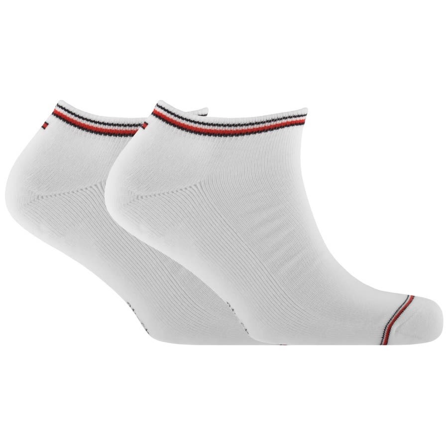 Tommy Hilfiger MEN ICONIC QUARTER 2 PACK - Calcetines - white