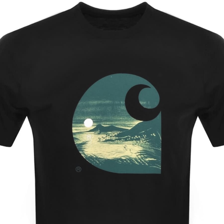Alternative Image for ProductCarhartt Short Sleeved Gulf T Shirt Black2