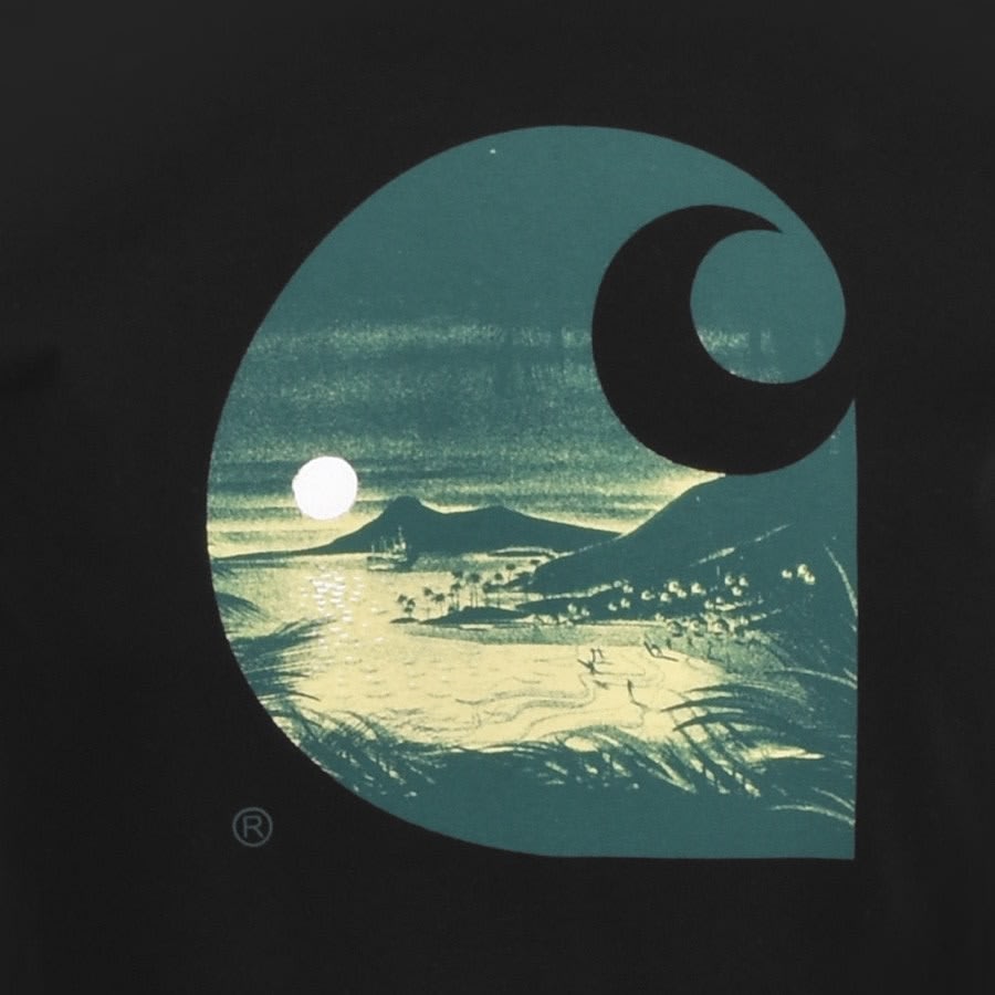 Alternative Image for ProductCarhartt Short Sleeved Gulf T Shirt Black3
