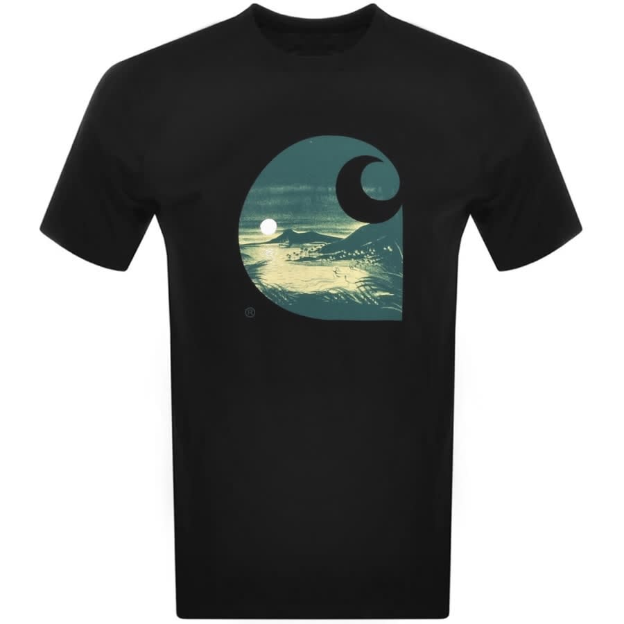 Alternative Image for ProductCarhartt Short Sleeved Gulf T Shirt Black1