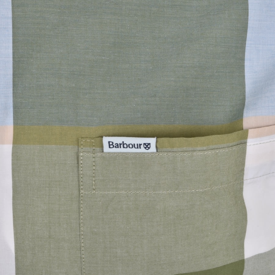 Alternative Image for ProductBarbour Harris Check Long Sleeved Shirt Green3
