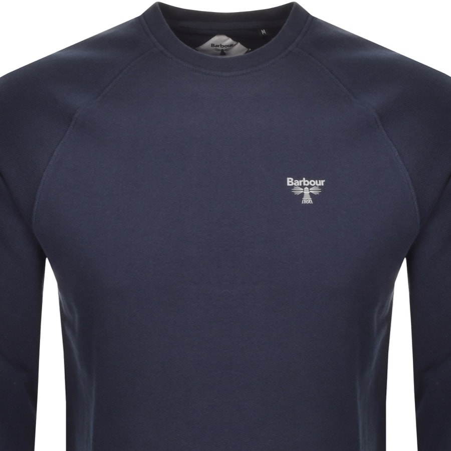 Alternative Image for ProductBarbour Beacon Crew Neck Sweatshirt Navy2