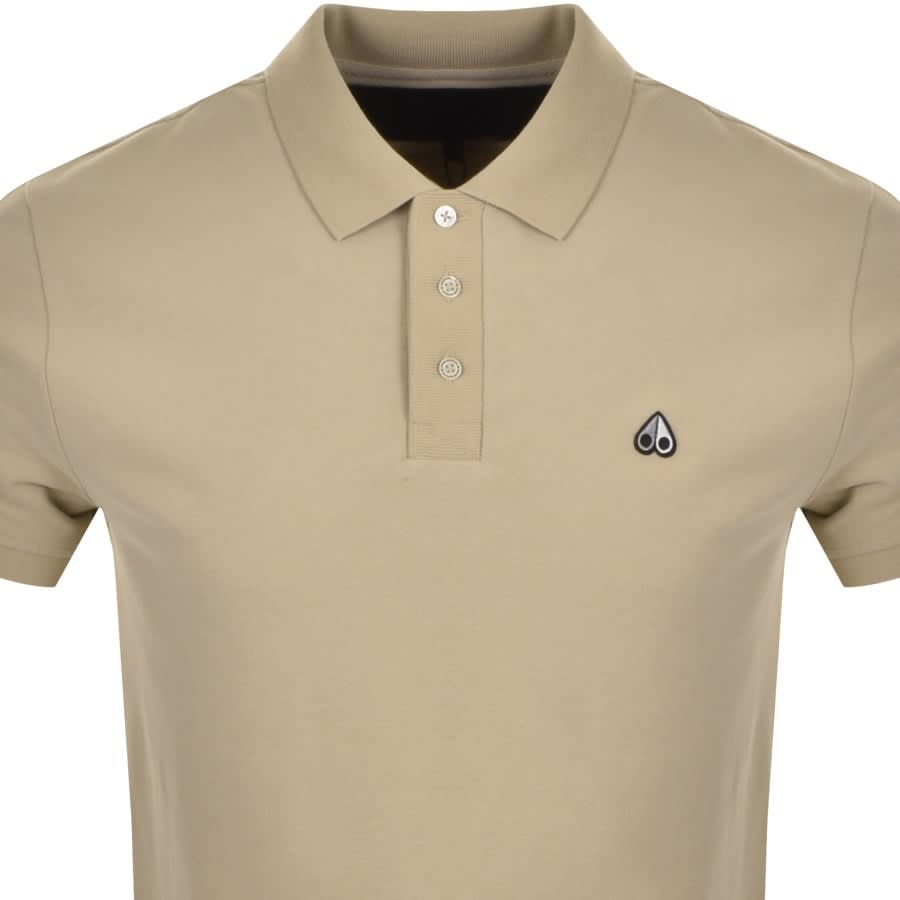 Alternative Image for ProductMoose Knuckles Short Sleeved Polo T Shirt Khaki2