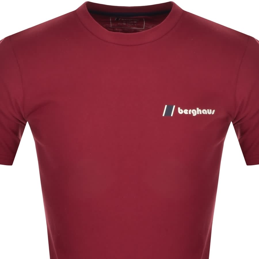Alternative Image for ProductBerghaus Skyline T Shirt Burgundy2