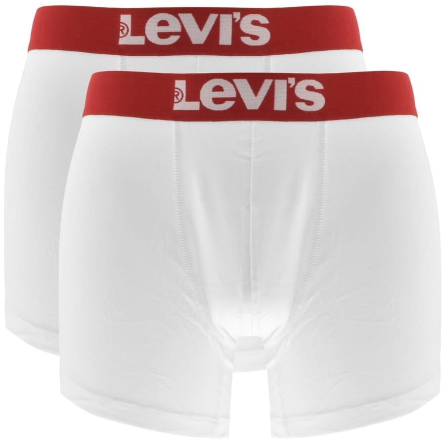 Levis 2 Pack Boxer Shorts White | Mainline Menswear