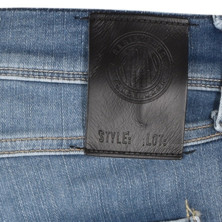 Alternative Image for ProductReplay Anbass Hyperflex Jeans Light Wash Blue3