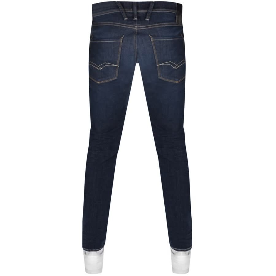 Alternative Image for ProductReplay Anbass Jeans Dark Wash Blue2