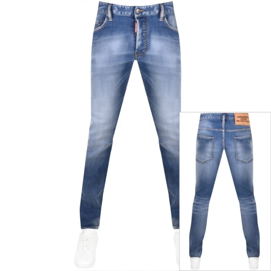 Alternative Image for ProductDSQUARED2 Super Twinky Light Wash Jeans Blue1